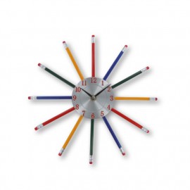Horloge Crayons