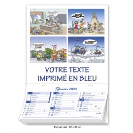 EXEMPLE CALENDRIER 12 FEUILLETS HUMORISTIQUE